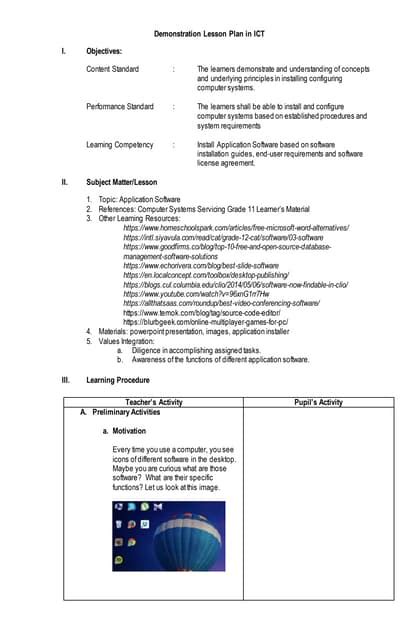 Lesson Plan 5 Teach Ict