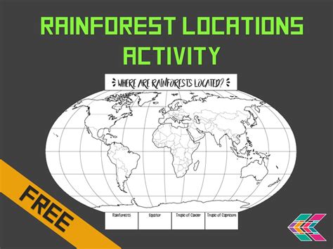 Lesson Plan Discovering Rainforest Locations Rainforest Lesson Plans For 2nd Grade - Rainforest Lesson Plans For 2nd Grade