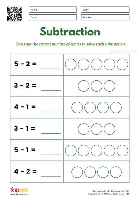 Lesson Plan For Subtraction   Printable Lesson Plan On Understanding Subtraction - Lesson Plan For Subtraction