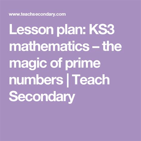 Lesson Plan Ks3 Mathematics The Magic Of Prime Maths Colouring Sheets Ks3 - Maths Colouring Sheets Ks3