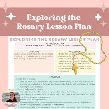 lesson plan rosary