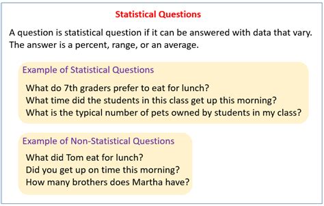 Lesson Plan Statistical And Nonstatistical Questions Nagwa Statistical And Nonstatistical Questions Worksheet - Statistical And Nonstatistical Questions Worksheet