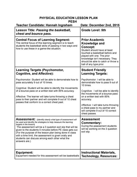 Lesson Plans For Elementary Pe 2nd Edition Daniels 3rd Grade Pe Lesson Plans - 3rd Grade Pe Lesson Plans