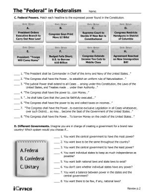 Lesson Plans Understanding Federalism National Archives Three Levels Of Government Worksheet - Three Levels Of Government Worksheet