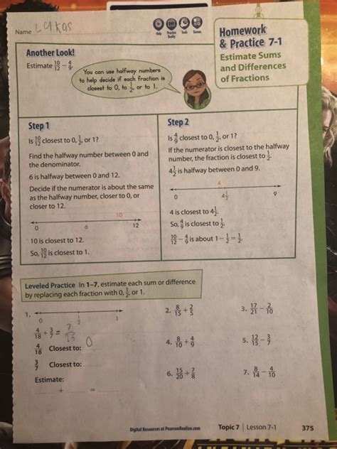 Lesson Practice A 7 1 Ratios And Rates