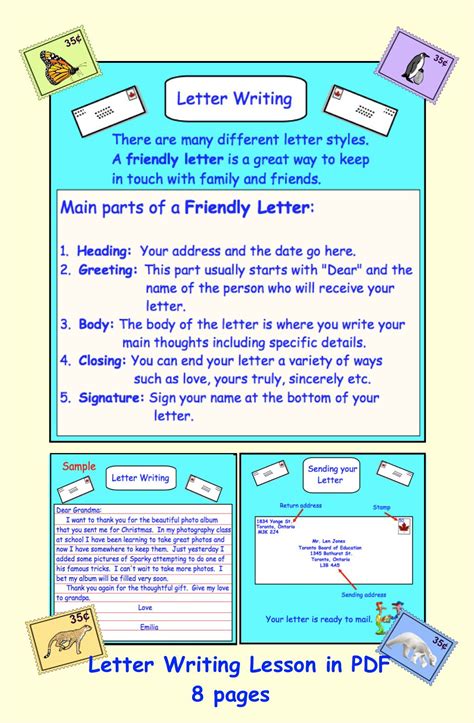 Lesson Writing A Letter   Lessons For Teaching Letter Writing Education World - Lesson Writing A Letter