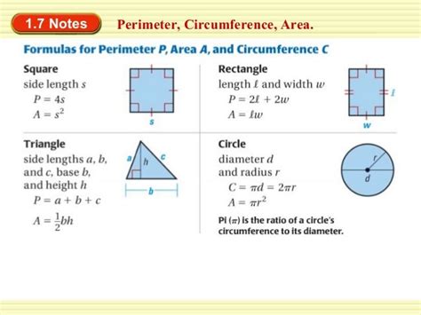 Full Download Lesson 1 7 Perimeter Circumference Area 