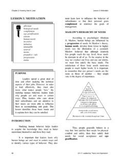 Full Download Lesson 5 Motivation Must Learn How To Influence The 