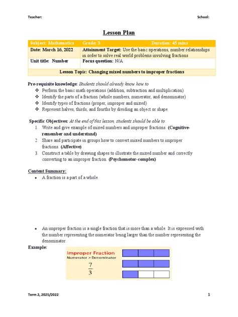 Full Download Lesson 7 Mixed Numbers Culturecognition 