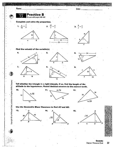 Full Download Lesson Practice B 7 Math Class 