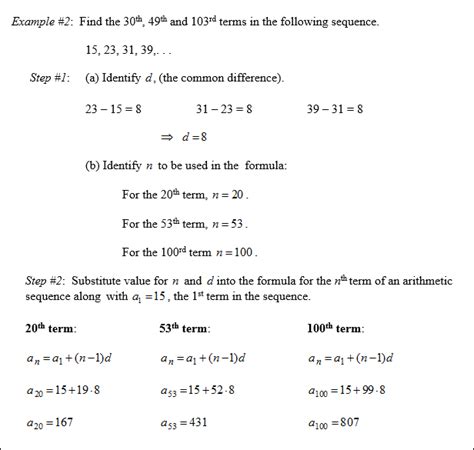 Read Online Lesson Practice B Arithmetic Sequences 