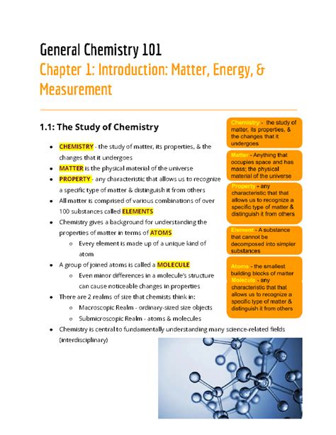Lessons In Chemistry Chapter By Chapter