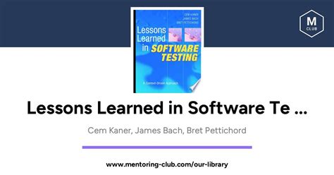Full Download Lessons Learned In Software Testing A Context Driven Approach 