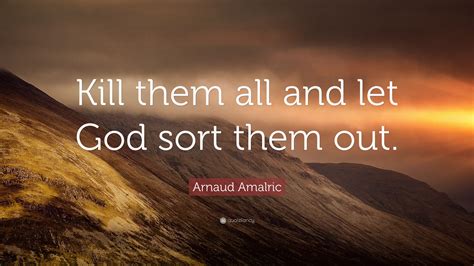 Let God Sort Them Out