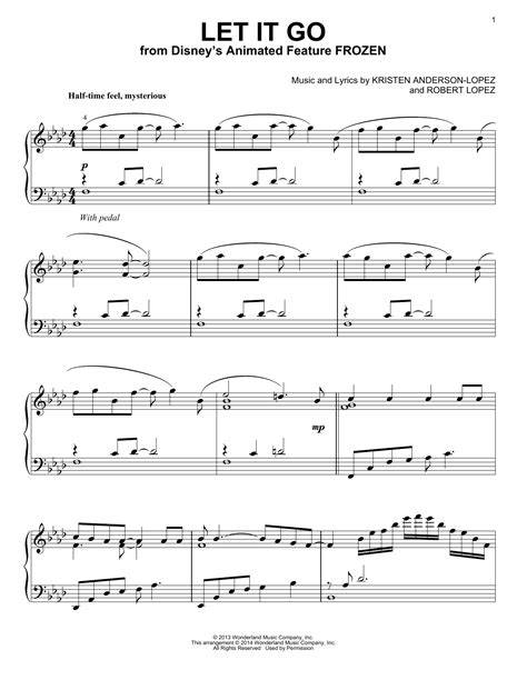 let it go score