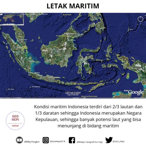letak maritim indonesia