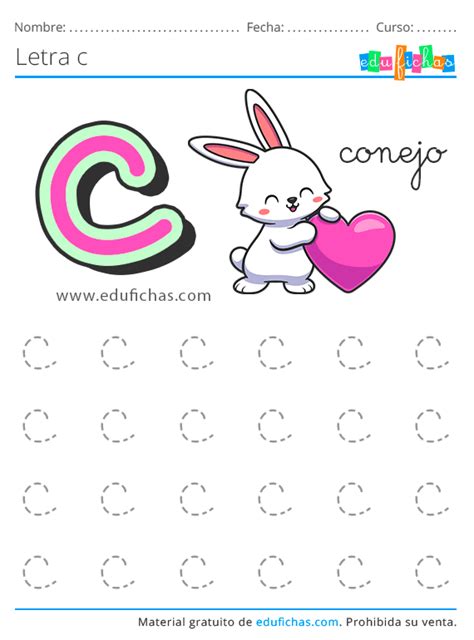 Letra C Para Imprimir