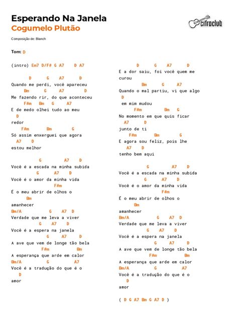 Letra De Cogumelo Plutão Esperando Na Janela