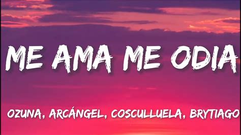 Letra Me Ama