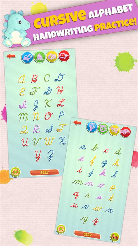 Letrakid Cursive Alphabet Letters Writing Kids Edu Phone Cursive Writing Alphabets - Cursive Writing Alphabets