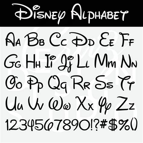 Letras De Disney