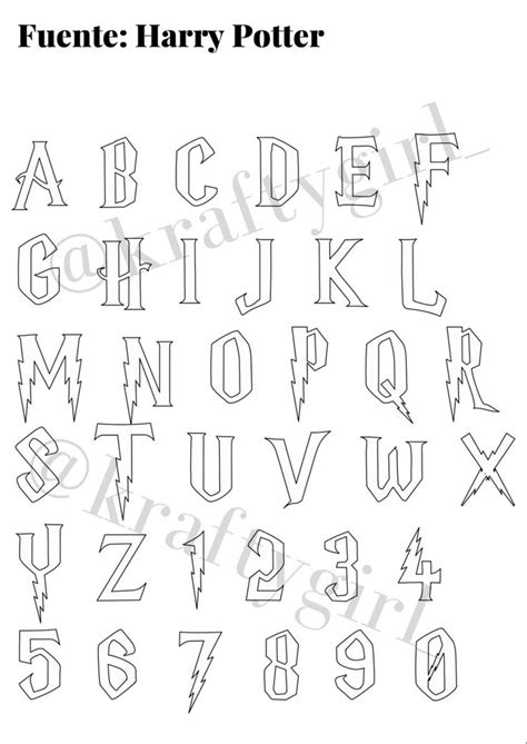 Letras De Harry Potter