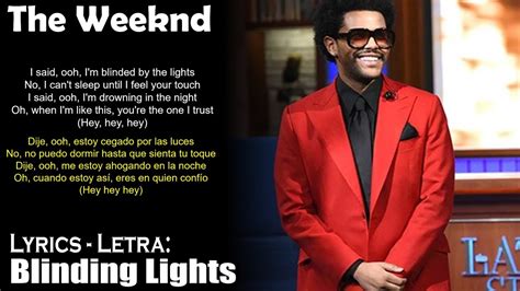 Letras De The Weeknd Blinding Lights
