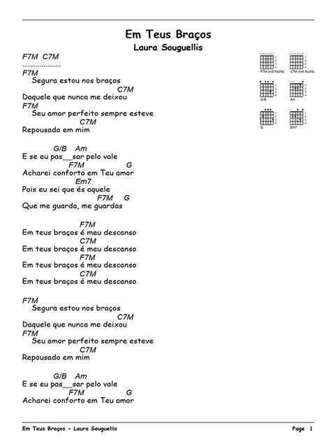 Letras Em Teus Braços