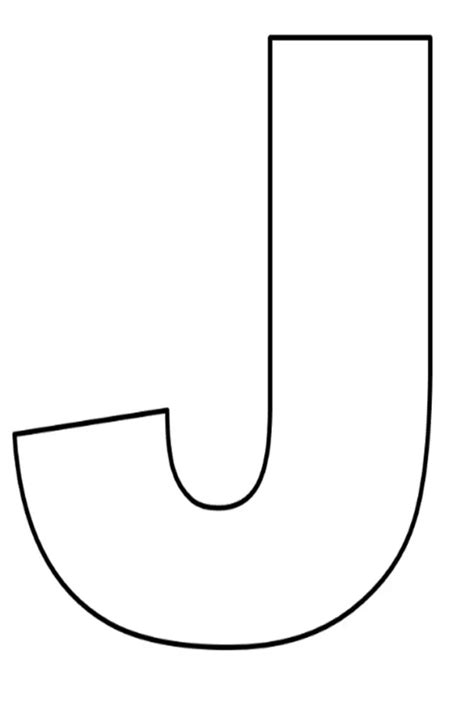 Letras J Para Imprimir
