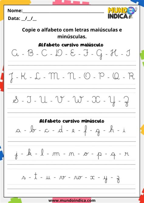 Letras Minúsculas Cursivas