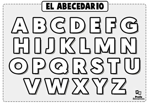 Letras Para Colorear