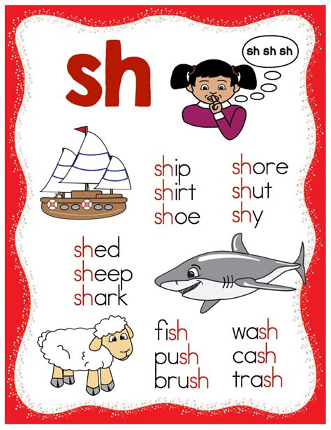 Letsu0027s Learn U0027shu0027 Words Sh Digraph Sound Youtube Sh Words For Kids - Sh Words For Kids