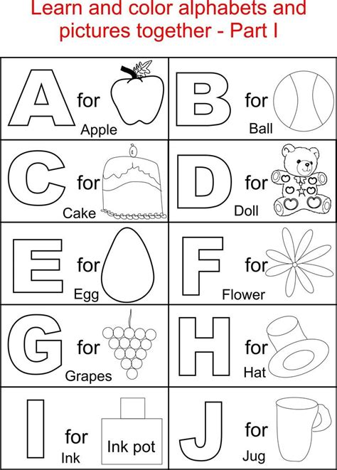 Letter A Coloring Pages Free Alphabet Coloring Page Letter A To Color - Letter A To Color