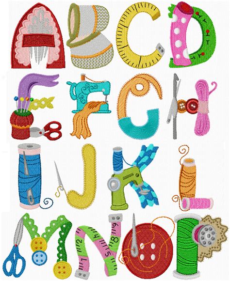 Letter A Cute Alphabets Embroidery Fonts Missing Alphabets A To Z - Missing Alphabets A To Z