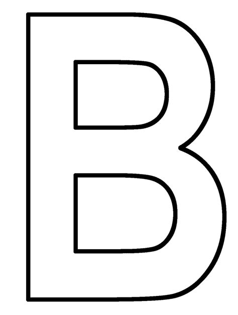Letter B Coloring Pages 100 Free Printables I Letter B Print Out - Letter B Print Out