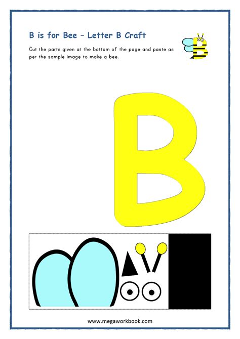 Letter B Printable Worksheets And Crafts For Kids Letter B Preschool Worksheet - Letter B Preschool Worksheet