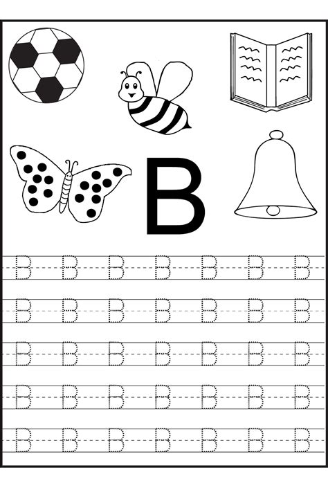 Letter B Worksheets B Tracing And Coloring Pages Letter B Coloring Pages - Letter B Coloring Pages