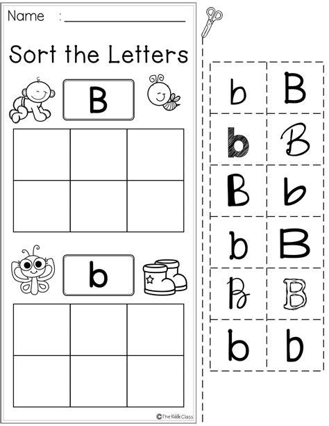 Letter B Worksheets For Kindergarten Letter B Preschool Worksheet - Letter B Preschool Worksheet
