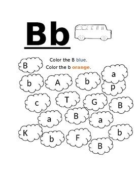 Letter Bb Worksheet Teaching Resources Tpt Letter Bb Worksheet - Letter Bb Worksheet