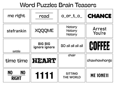 Letter Brain Teasers With Answers Genius Puzzles Letter Equations Brain Teasers - Letter Equations Brain Teasers