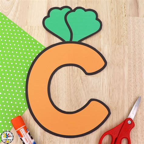 Letter C Carrot Craft Abc X27 S Of Letter C Template For Preschool - Letter C Template For Preschool