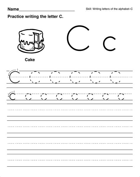 Letter C Tracing Page   10 Tracing Letter C Worksheets Easy Print Amp - Letter C Tracing Page
