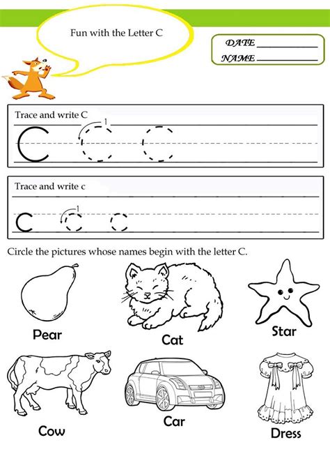Letter C Worksheets 55 Free Printables Daydream Into Letter C Tracing Sheets - Letter C Tracing Sheets