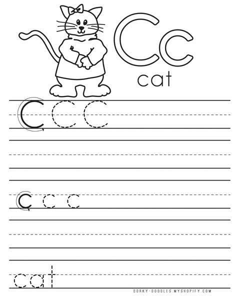 Letter C Worksheets Amp Free Printables Education Com Preschool Worksheet  Letter C - Preschool Worksheet, Letter C