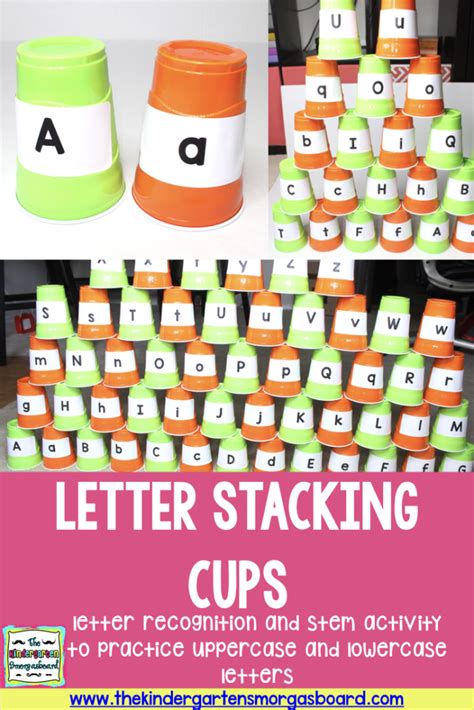 Letter Cup Labels Prekinders Ideas Amp Resources For Prekinders Math - Prekinders Math
