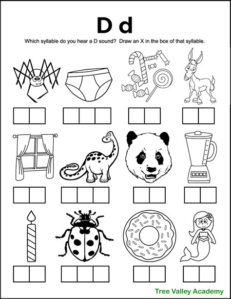 Letter D Worksheets Alphabet D Sound Handwriting Worksheets Kindergarten Letter D Worksheet - Kindergarten Letter D Worksheet