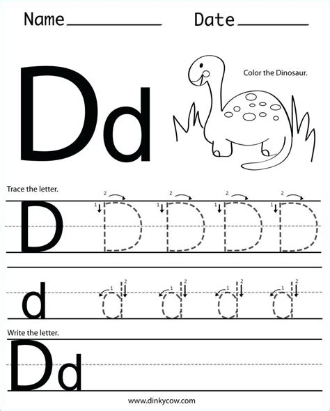Letter D Worksheets Amp Free Printables Education Com Letter D Practice Sheet - Letter D Practice Sheet