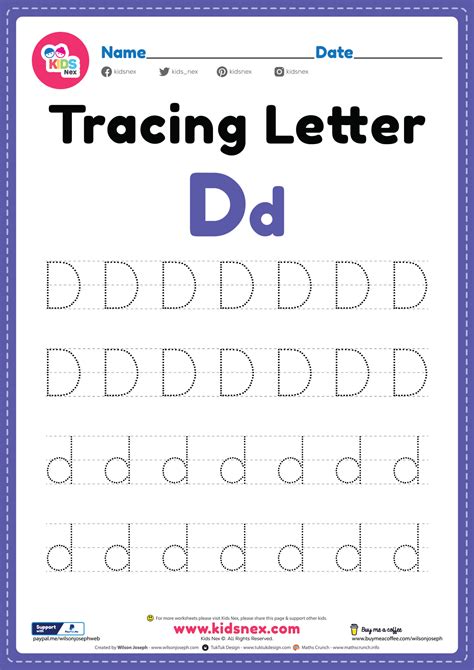 Letter D Worksheets D Tracing And Coloring Pages Practice Writing Letter D - Practice Writing Letter D