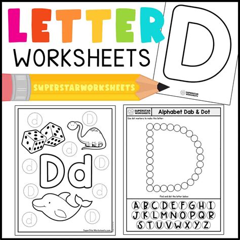 Letter D Worksheets Superstar Worksheets Letter D Kindergarten Worksheet - Letter D Kindergarten Worksheet