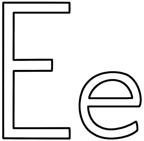 Letter E Coloring Page Free Printable Coloring Pages Letter E Coloring Pages For Preschoolers - Letter E Coloring Pages For Preschoolers